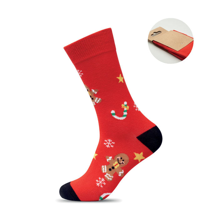 Paire de chaussettes de Noël M - Rouge - item_picture_front