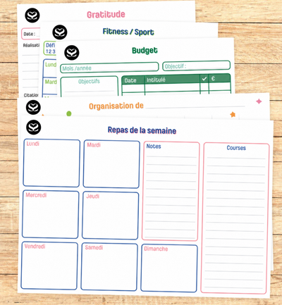 Planner A4 réutilisable personnalisable et waterproof MADE IN FRANCE