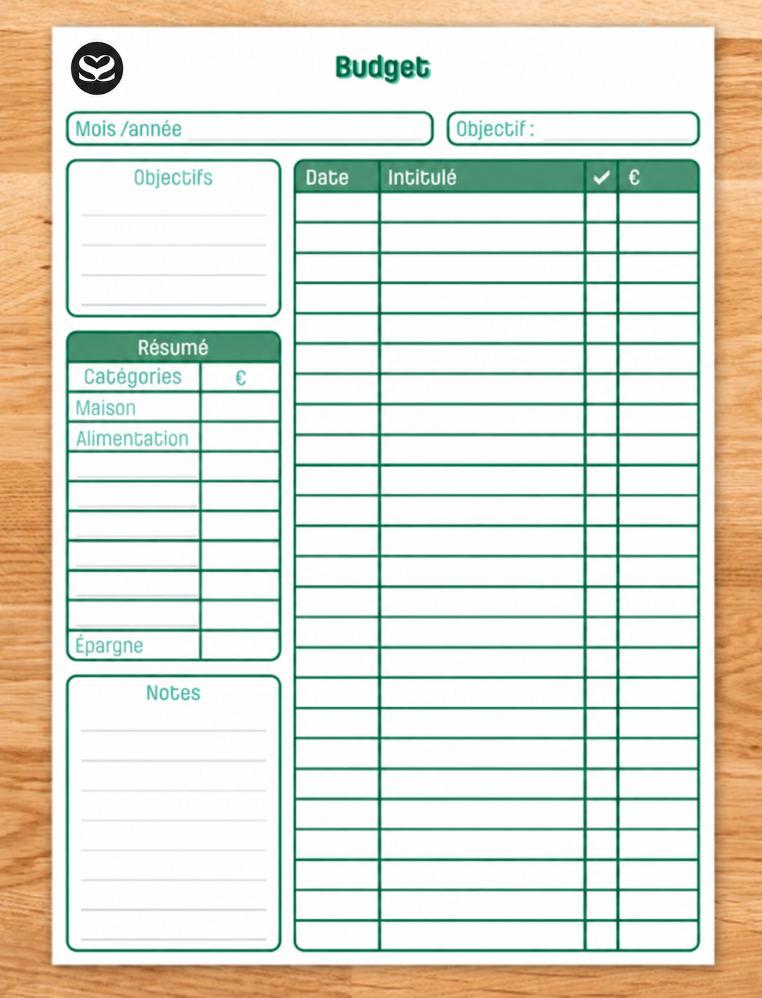 Planner A4 réutilisable personnalisable et waterproof MADE IN FRANCE