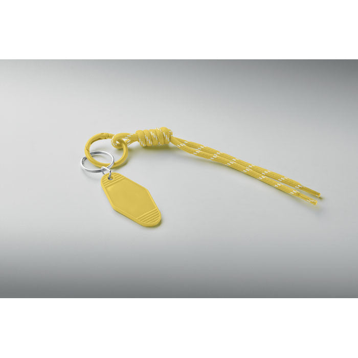 Porte-clés cordon tressé - Jaune - item_detail_picture