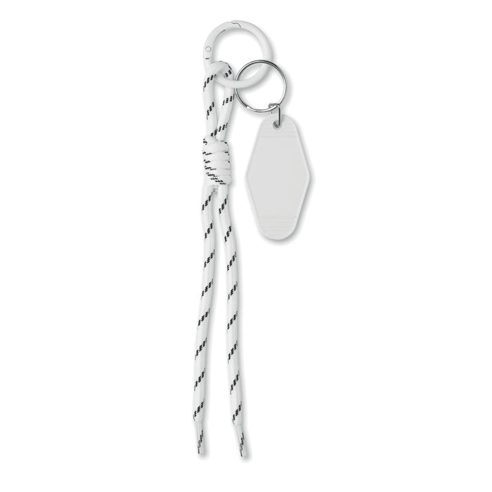 Porte-clés cordon tressé - Blanc - item_picture_front