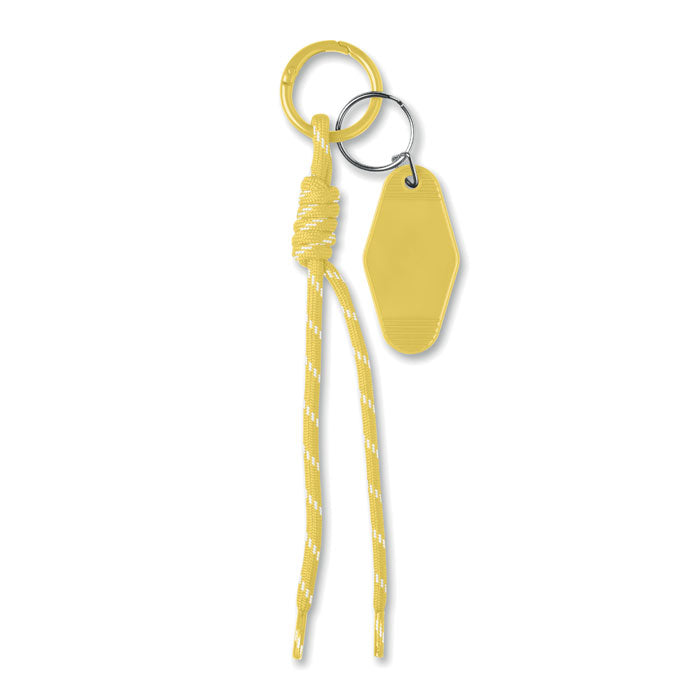 Porte-clés cordon tressé - Jaune - item_picture_front
