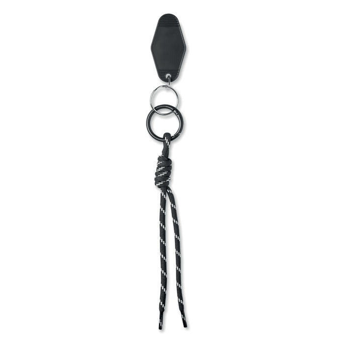 Porte-clés cordon tressé - Noir - item_picture_back