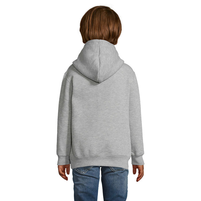 SLAM KIDS  Sweat Capuche - Gris Chiné - item_picture_back