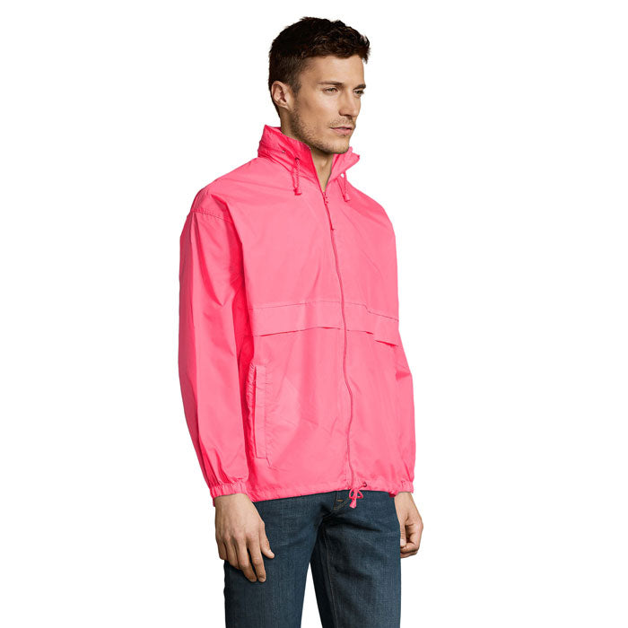 SURF Unisex Windbreaker - Rose Fluo 2 - item_picture_side