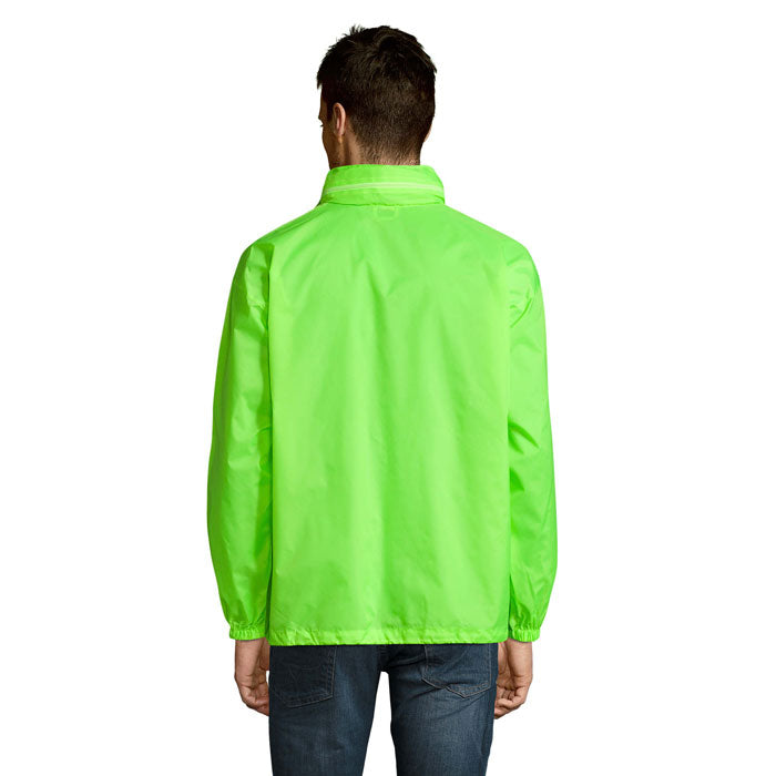 SURF Unisex Windbreaker - Lime Fluo - item_picture_back