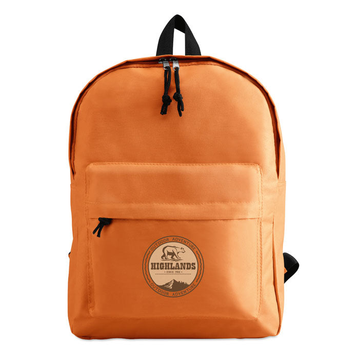 Sac à dos en polyester - Orange - item_picture_printed