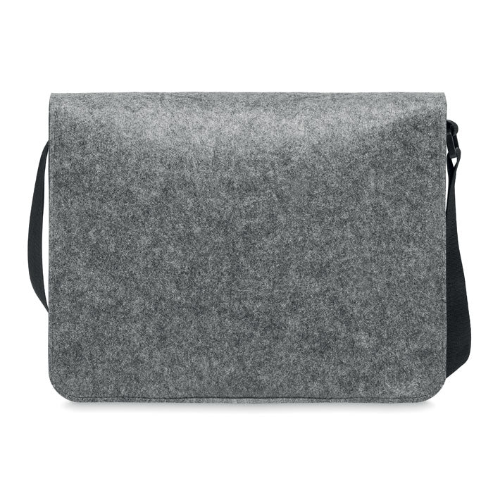 Sac messager en feutre RPET - Gris - item_picture_back