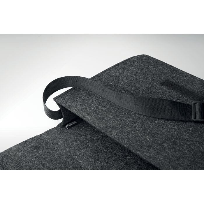Sac messager en feutre RPET - Gris Pierre - item_detail_picture