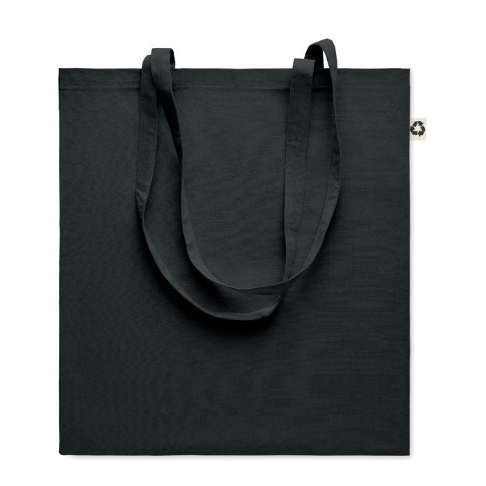 Sac  shopping  en coton recyclé - Noir - item_picture_front