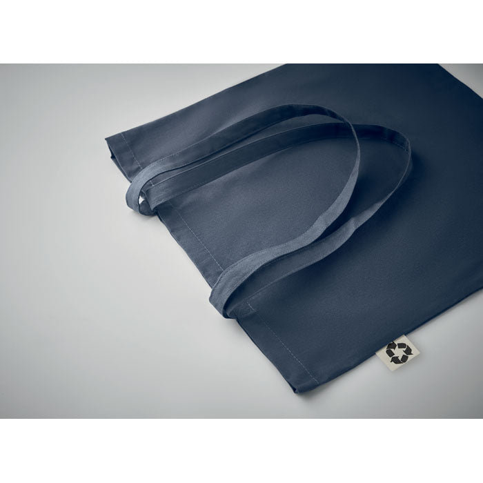 Sac  shopping  en coton recyclé - Bleu Marine - item_detail_picture