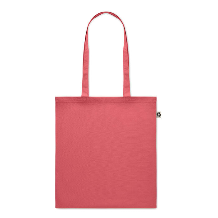 Sac  shopping  en coton recyclé - Rouge - item_picture_side