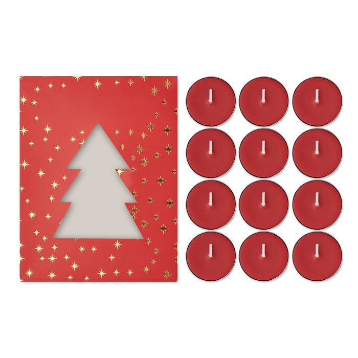 Set de bougies chauffe-plat - Rouge - item_picture_side