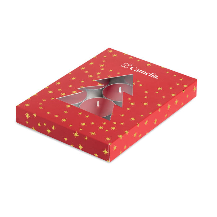 Set de bougies chauffe-plat - Rouge - item_picture_printed