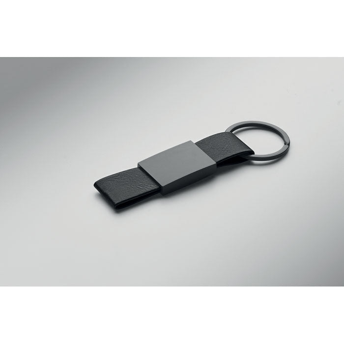 Set stylo à bille et porte-clés en - Noir - item_picture_top