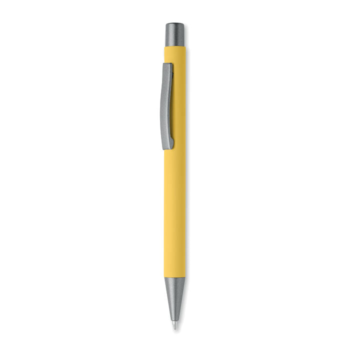 Stylo bille aluminium recyclé - Jaune - item_picture_front