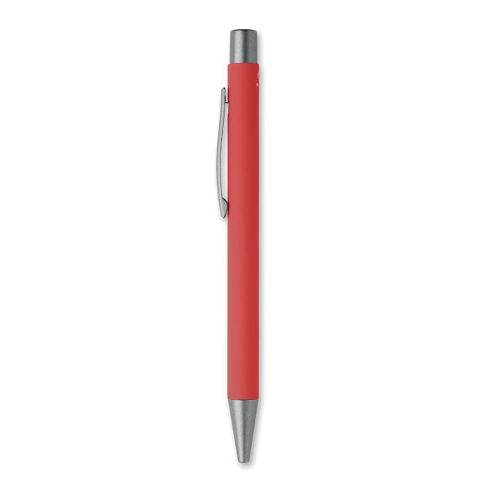 Stylo bille aluminium recyclé - Rouge - item_picture_back