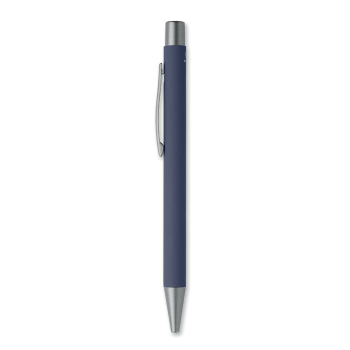 Stylo bille aluminium recyclé - Bleu Marine - item_picture_back