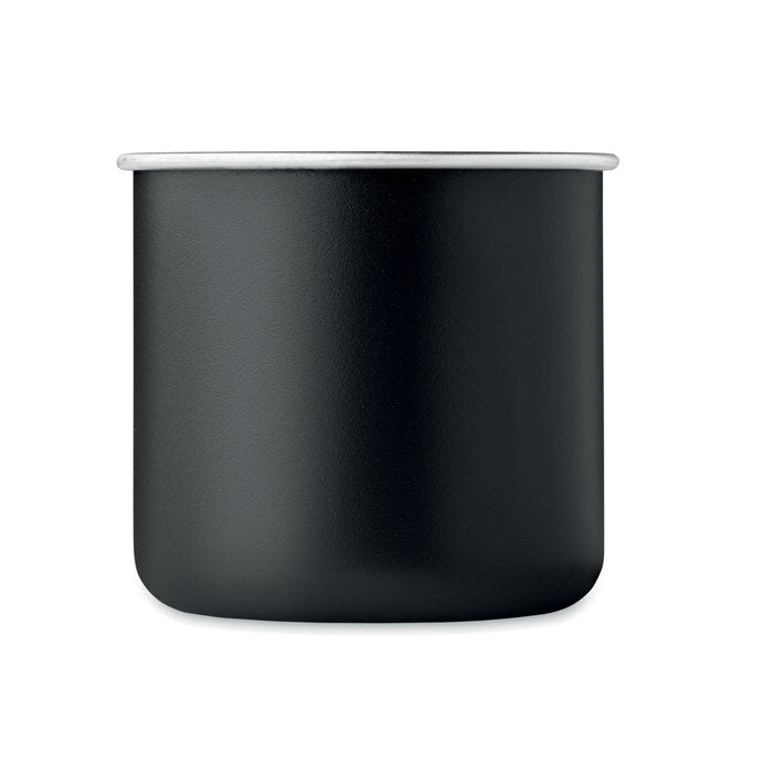 Tasse en acier inox recyclé - Noir - item_picture_side