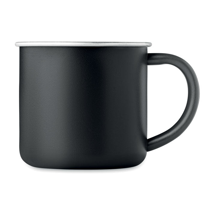 Tasse en acier inox recyclé - Noir - item_picture_open