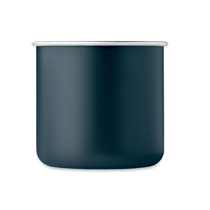 Tasse en acier inox recyclé - Bleu Marine - item_picture_side