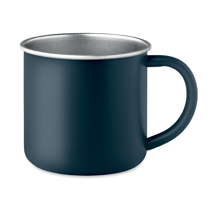 Tasse en acier inox recyclé - Bleu Marine - item_picture_front
