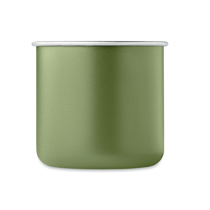 Tasse en acier inox recyclé - Vert Foncé - item_picture_side