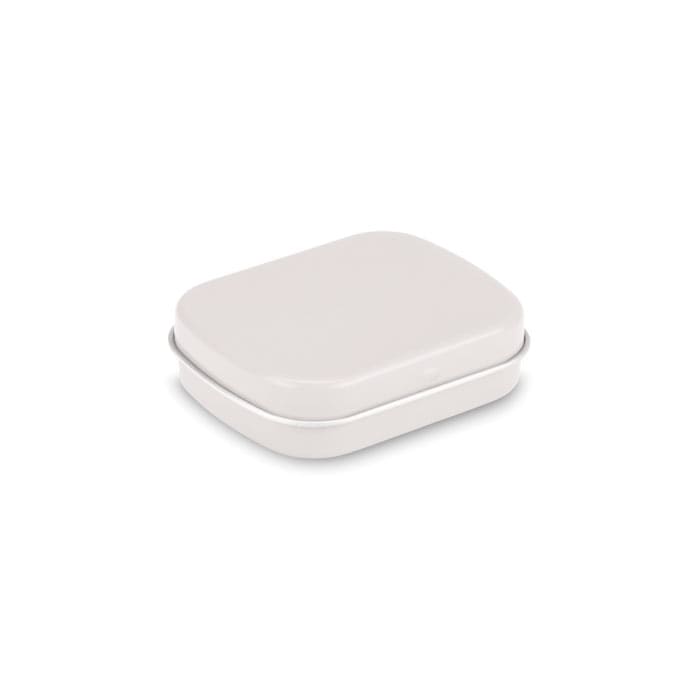 Boite de bonbon personnalisable en aluminium avec menthe 25g