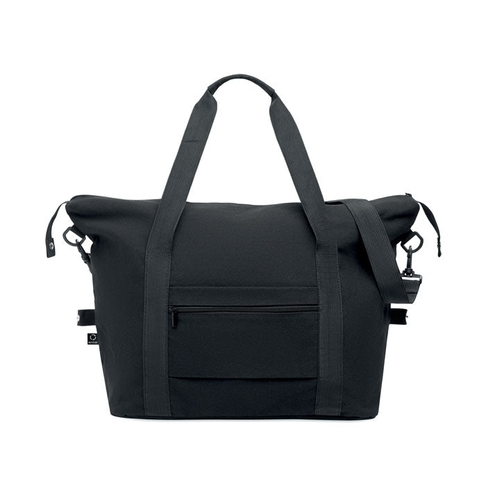 Sac weekend  matériau recyclé - Noir - item_picture_back