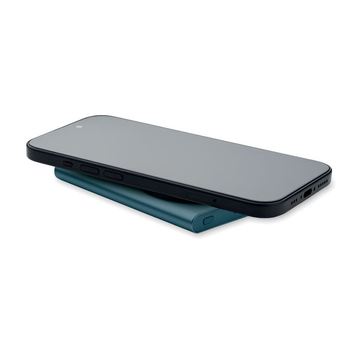 Chargeur sans fil powerbank - Bleu - item_picture_side