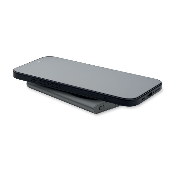 Chargeur sans fil powerbank - Titanium - item_picture_side