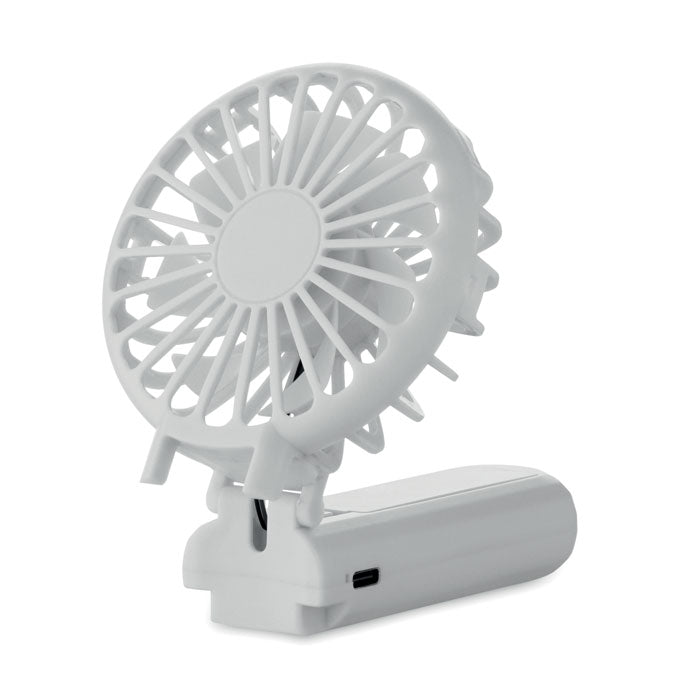 Ventilateur portable et pliable - Blanc - item_picture_side
