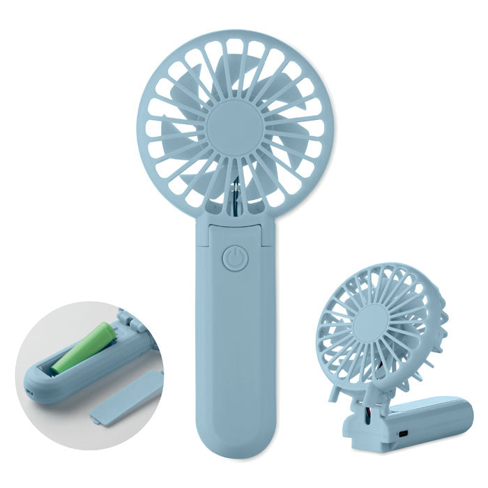 Ventilateur portable et pliable - Bleu Bébé - item_picture_front