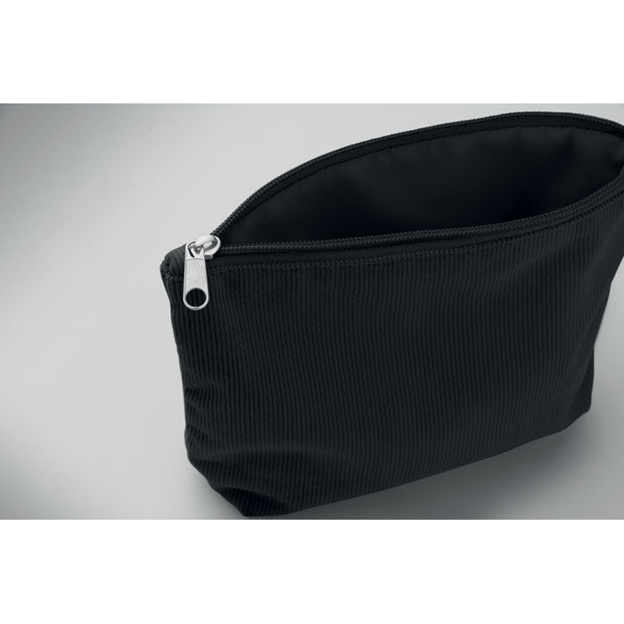 Trousse  en velours côtelé - Noir - item_picture_open