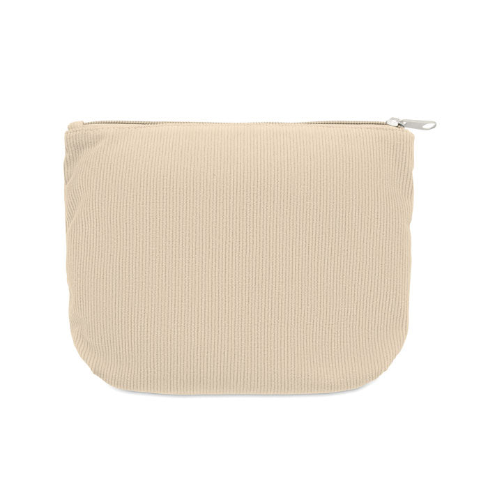 Trousse  en velours côtelé - Beige - item_picture_side
