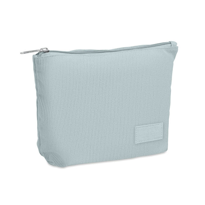Trousse  en velours côtelé - Bleu Bébé - item_picture_front