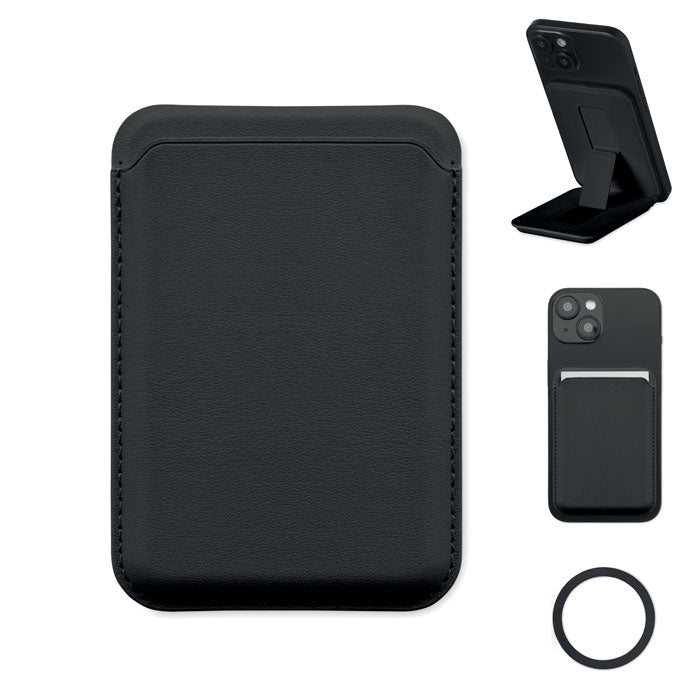 Porte-cartes magnétique - Noir - item_picture_front