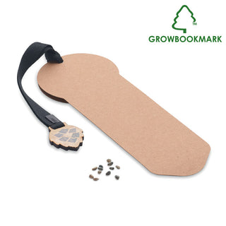 Marque-page avec graines personnalisable