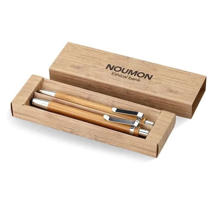 Coffret stylo Bambooset valuesandco