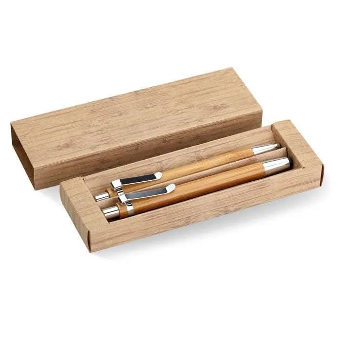 Coffret stylo Bambooset valuesandco