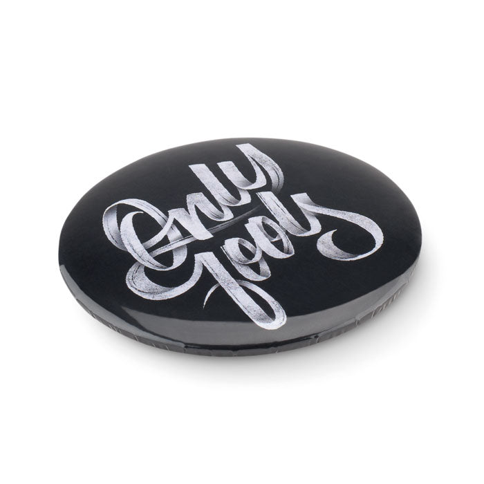 Pins en métal avec miroir - Argent Mat - item_picture_side
